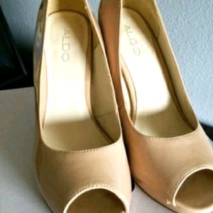 Aldo Lazaret open toe heels 8.5